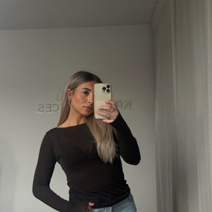 Longsleeve light Choco