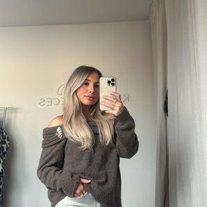 Taupe Off Shoulderli