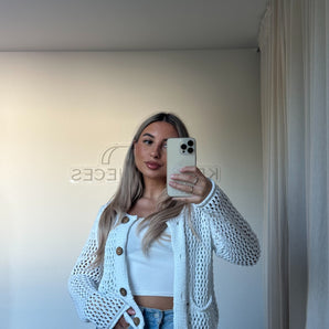 Häkel Cardigan Lia