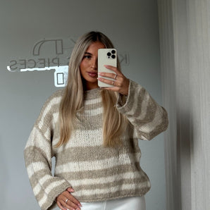 Streifli Strickpullover