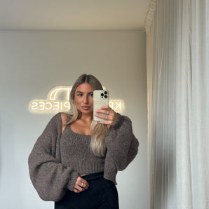 Strickset Noelle Choco
