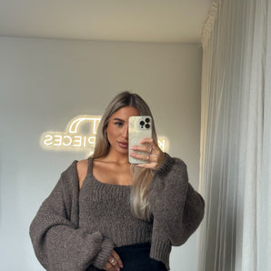 Strickset Noelle Choco