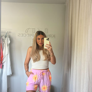 Hose Sunny Rosa Yellow